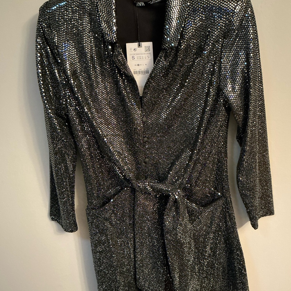 Zara Metallic Jumpsuit